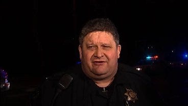 WEB EXTRA: Tulsa Police Officer Cpl RW Solomon Talks About Hit And Run