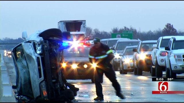 Multiple Crashes Snarl Morning Traffic In Green Country