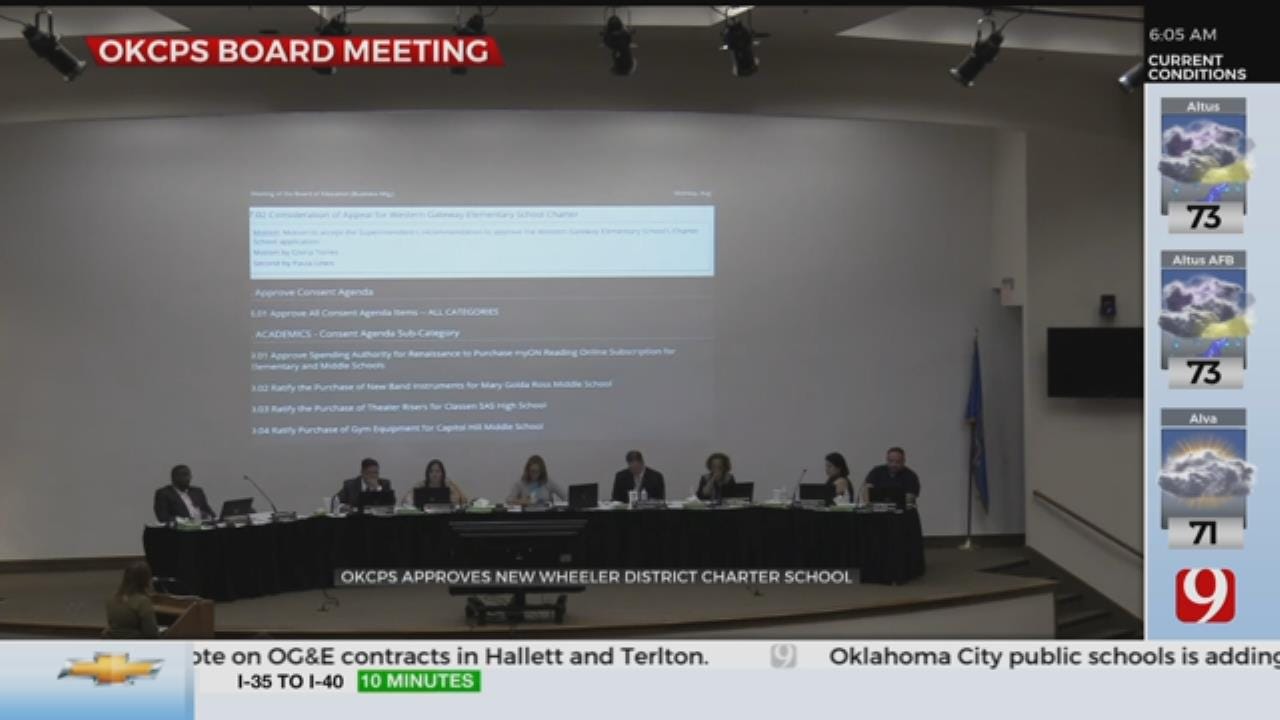 OKCPS Approves New Wheeler District Charter School