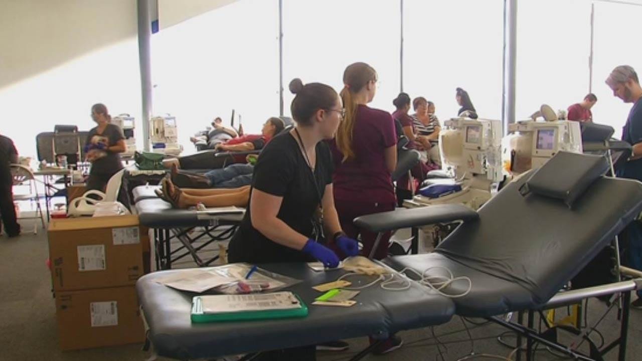 OKC Emergency Responders Host Boots And Badges Blood Drive