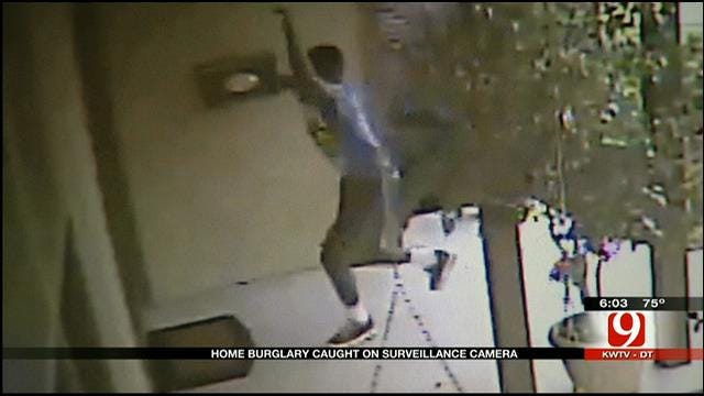 Police: Thieves Caught On Tape Breaking Into SW OKC Home
