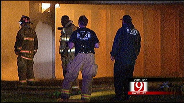 Oklahoma City Family Escapes Overnight House Fire