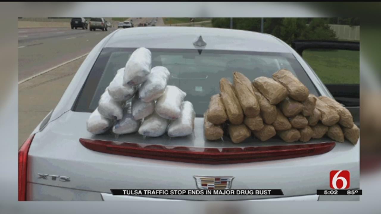 Tulsa Police K-9 Finds 44 Pounds Of Meth During Traffic Stop