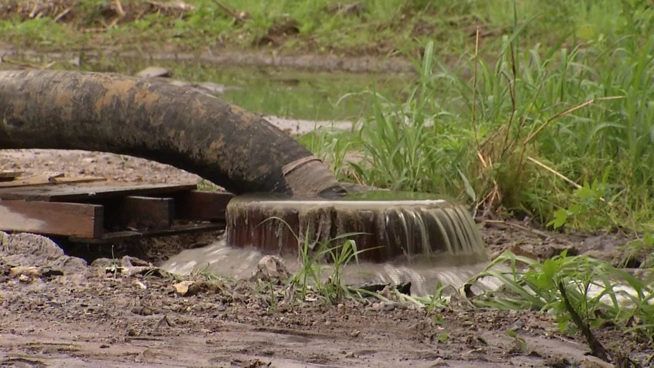 Broken Arrow Cleaning Up After Rains Cause Sewage Spill