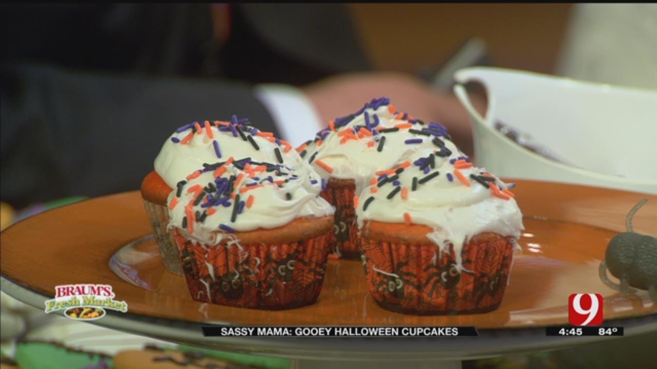 Gooey Halloween Cupcakes