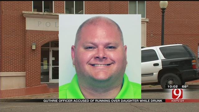 Former Guthrie Officer Accused Of Running Over Daughter While Drunk