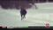 Bull Moose Chases Skiers In Colorado