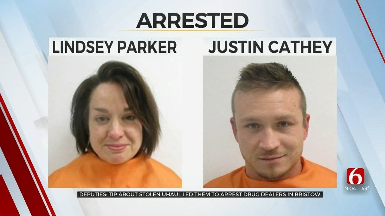 Creek Co. Deputies: Couple Steals U-Haul, Sells Drugs Near Park