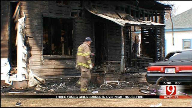 Three Girls Injured While Escaping Burning Home In Purcell