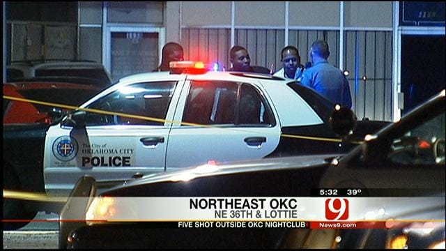 Five Injured In Shooting Outside Northeast OKC Club