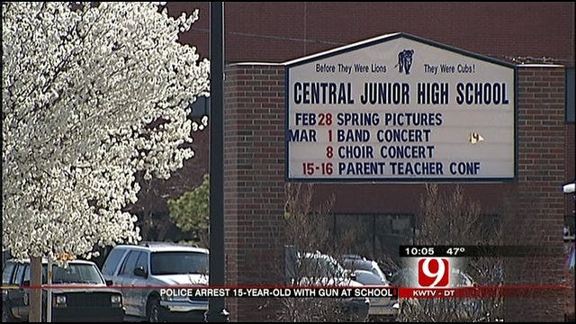 Teen Arrested After Handgun Found Inside Moore School Locker