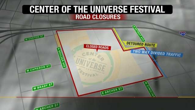 WEB EXTRA: Traffic And Parking At Tulsa's Center Of The Universe Festival