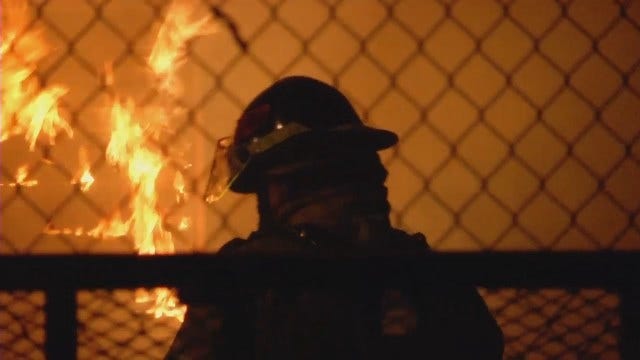 WEB EXTRA: Scenes From Tulsa Storage Complex Fire