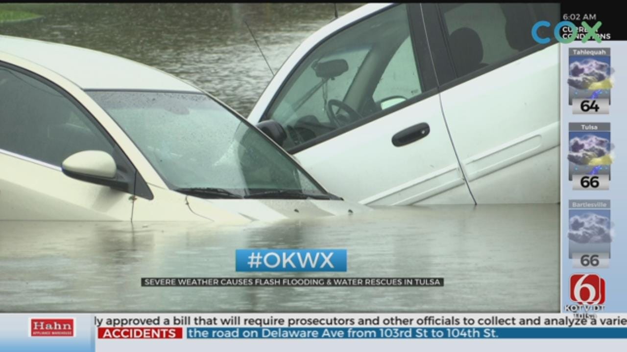 Tulsa Flash Flooding Caused Water Rescues, Damage
