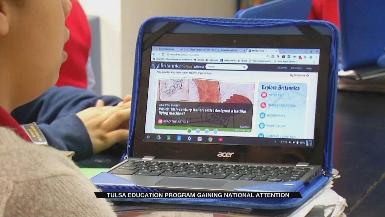 Tulsa School 1 Of 16 In State Using Personalized Learning Method