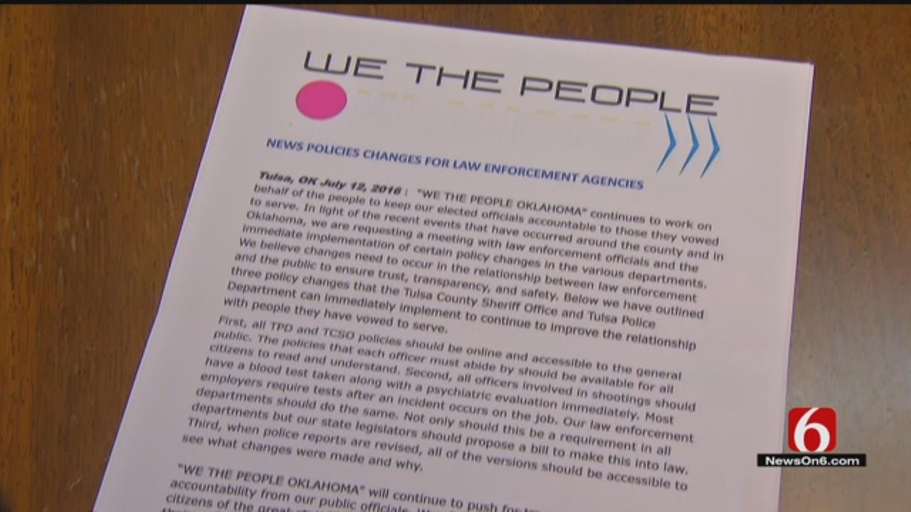 'We The People' Calling For Changes In TPD, TCSO Policies