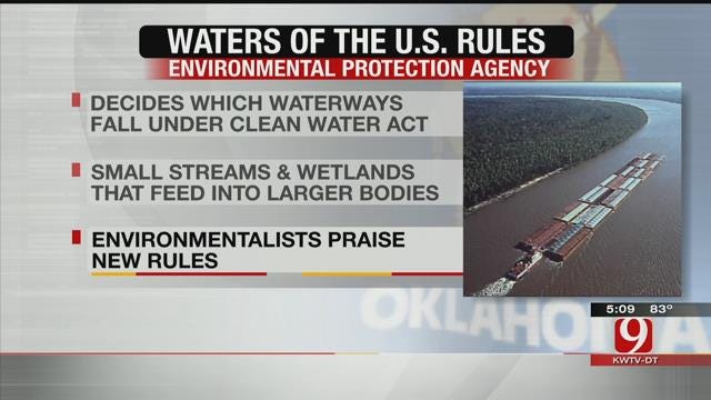 New Rules Expanding EPA Clean Water Act Goes Into Effect In Oklahoma