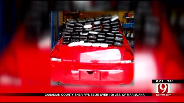 Canadian County Deputies Seized 115 Pounds Of Marijuana At Truck Stop