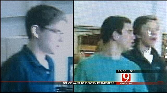 Edmond Police Seek Three In 'Milk Smash' Prank At Wal-Mart