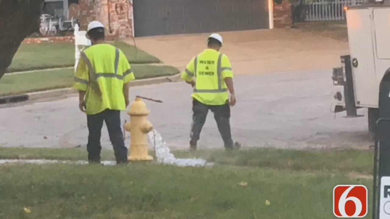 Joseph Holloway Reports Crews Are Close To Restoring Service After Tulsa Water Main Break