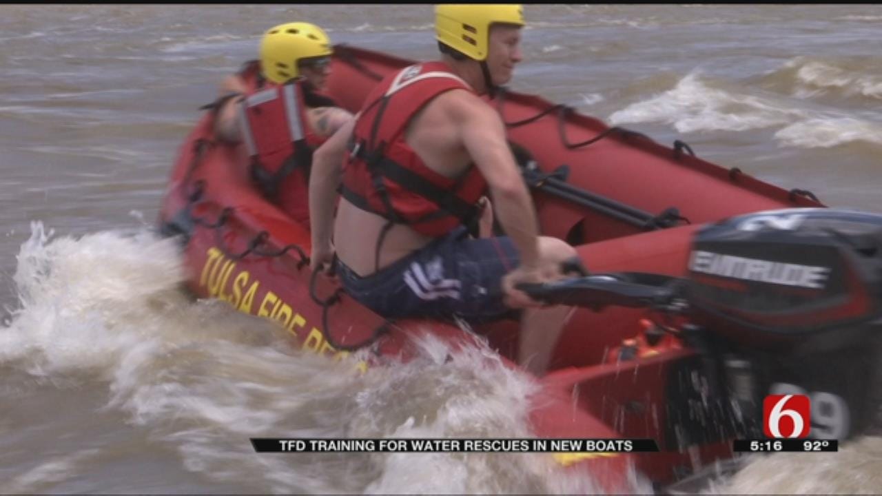 Tulsa Fire Department Issues New Rescue Boats
