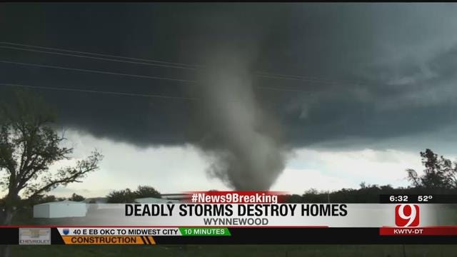 Justin Dougherty Reports On Garvin County Tornado Damage