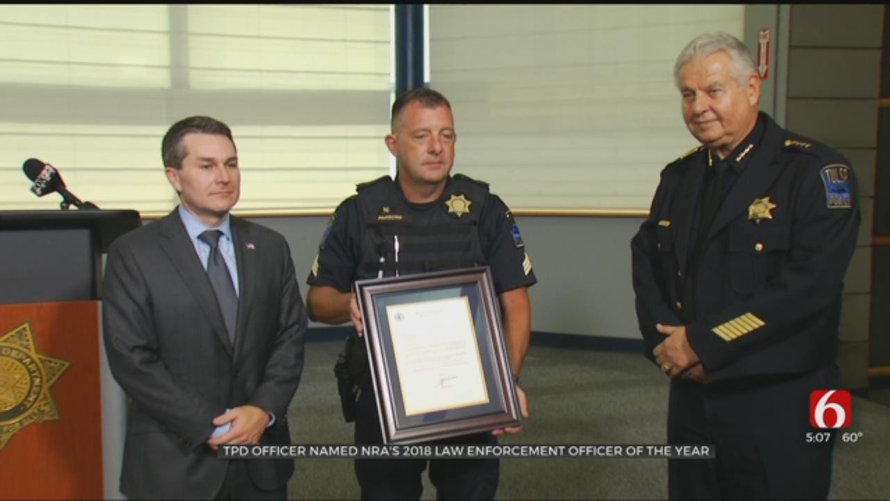 Tulsa Sergeant Named NRA's 2018 Officer Of The Year