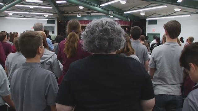 WEB EXTRA: Naturalization Ceremony At Tulsa's Town And Country School