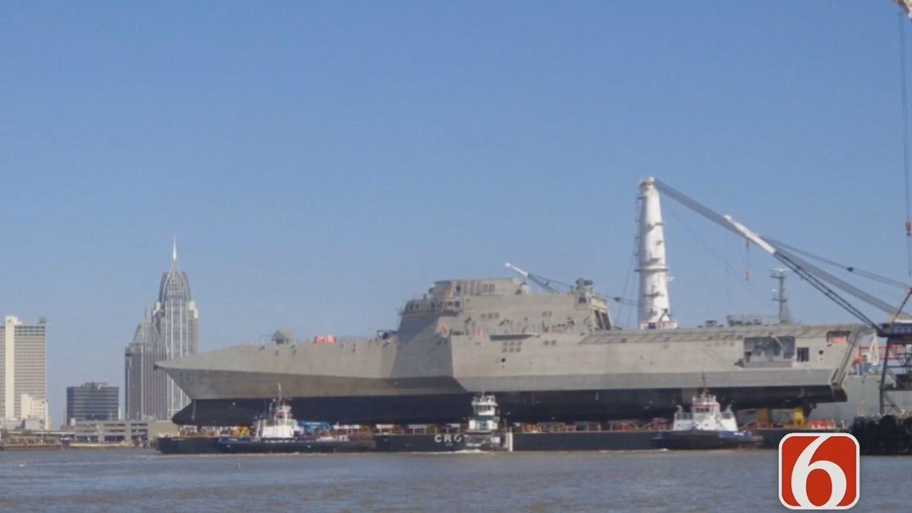 USS Tulsa Launched In Alabama Shipyard