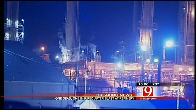 Officials Investigate Fatal Refinery Blast In Garvin County