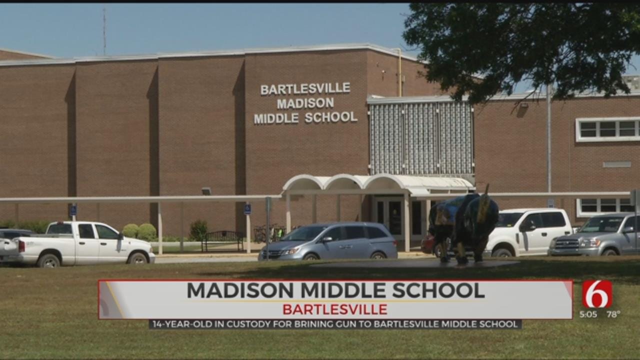 Police: Student Brings Gun To Bartlesville Middle School