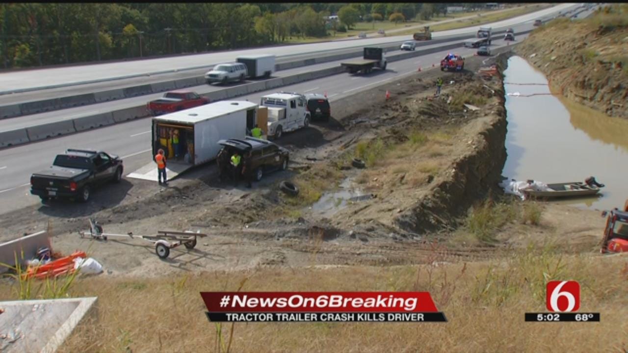 Tow Truck Driver Dies In Crash On Turner Turnpike Near Kellyville