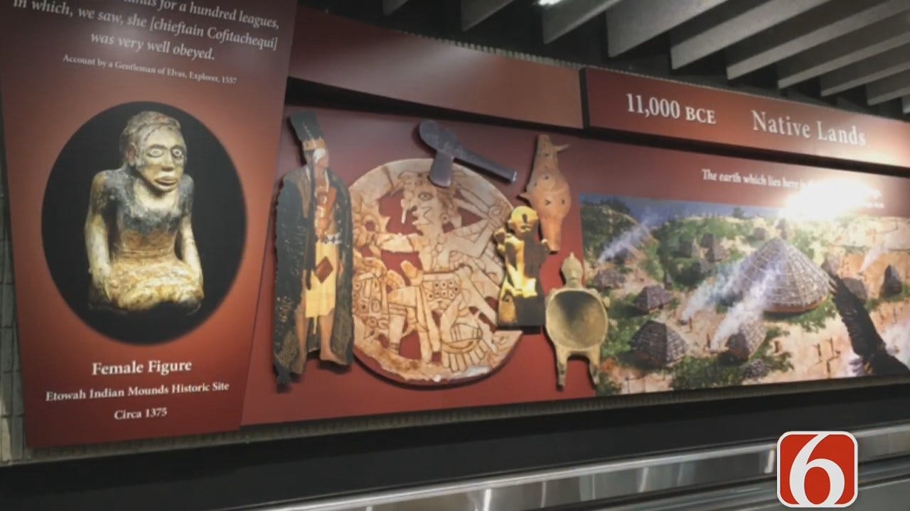 Emory Bryan: Cherokee And Creek Historical Displays In Atlanta Airport