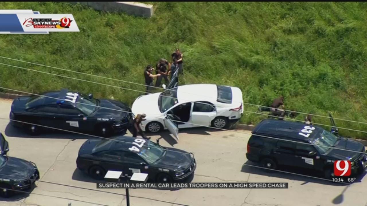 Suspect In Rental Car Leads Troopers On Dangerous High-Speed Chase