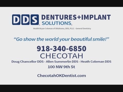 DDS Dentures and Dental: Checotah Preroll 31818 - 01/18
