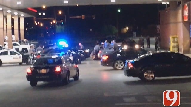 Police Pursuit Ends At Metro OnCue Station