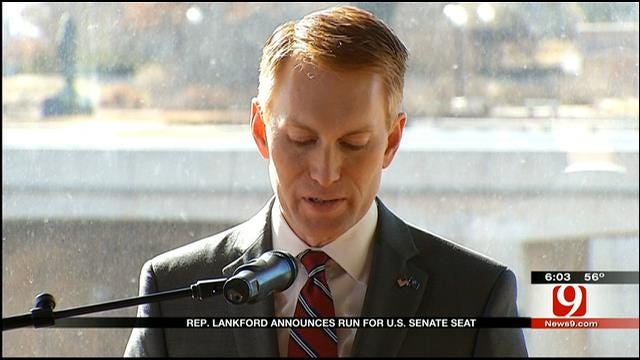 Congressman Lankford Announces His Run For Senate Seat