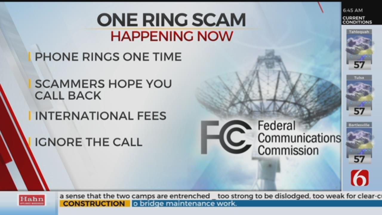 One-Ring Phone Scams Impacts Tulsa Residents