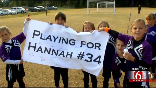 Opposing Soccer Team Honors Youngest Oologah Sister Killed In Car-Train Crash