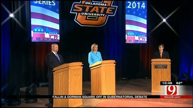 Fallin, Dorman Face Off In Sole Debate Of 2014 Governor's Race