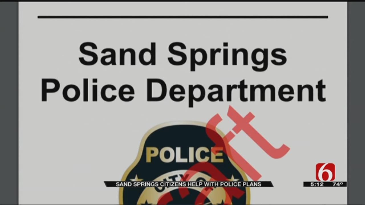 Sand Springs Listens To Community Input For New Policing Plan