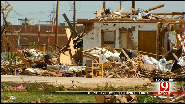Paperwork Problems Delay OKC Man's Attempt To Rebuild After Tornado