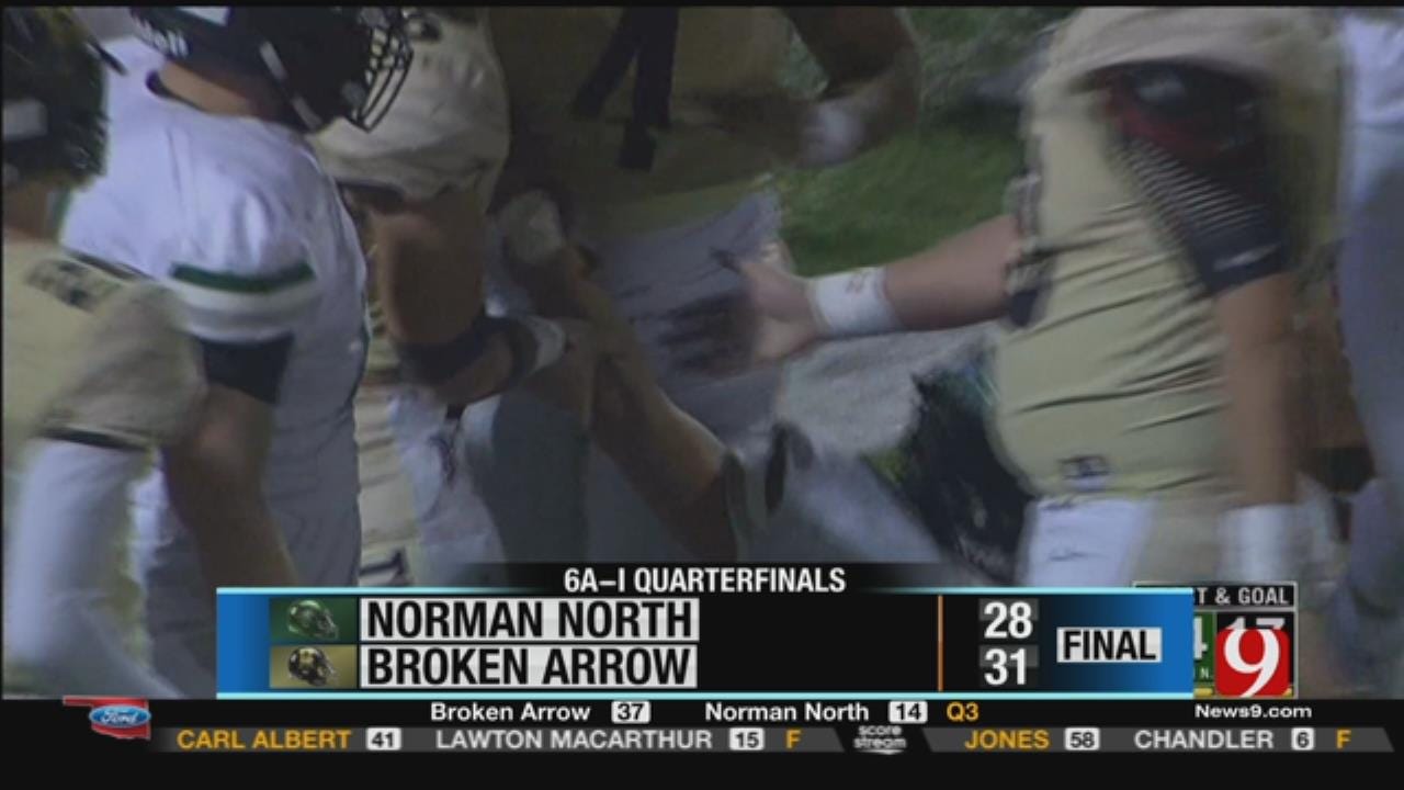 Norman North 28 at Broken Arrow 31
