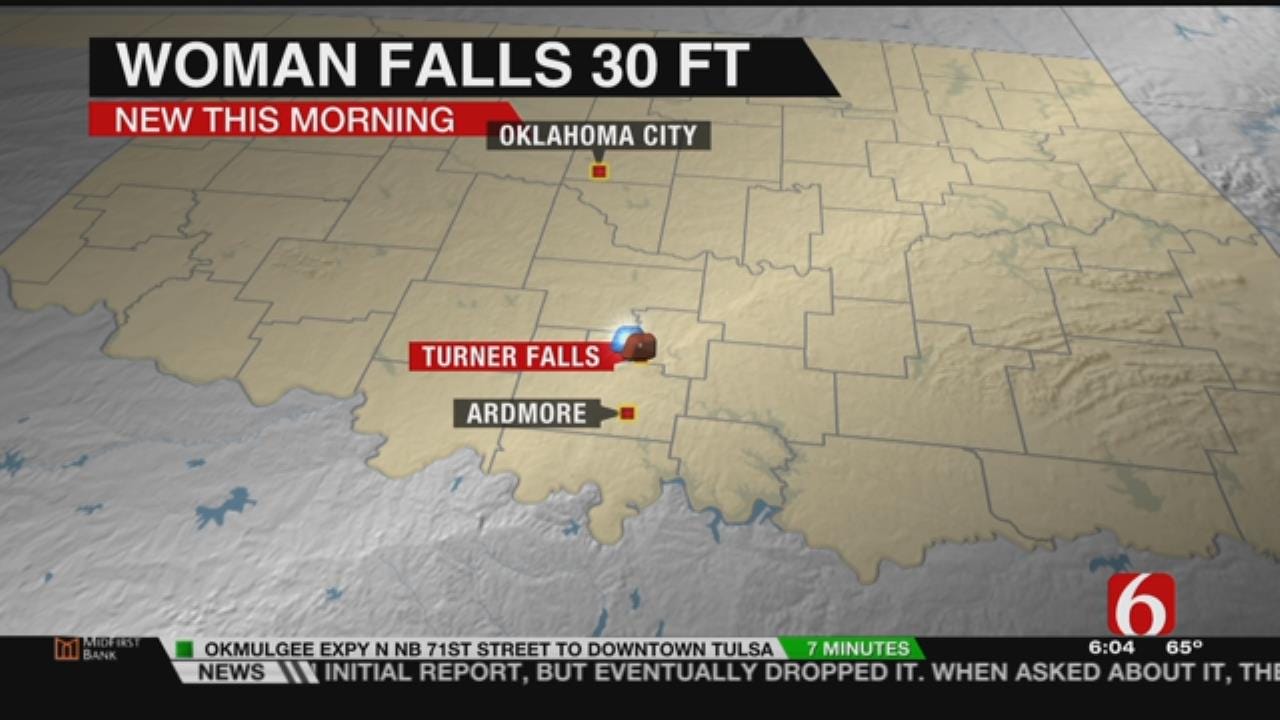 Woman Survives 30-Foot Fall At Turner Falls