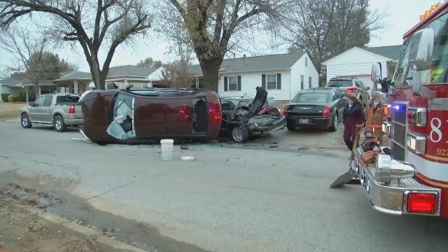 WEB EXTRA: Video From Scene Of DUI Crash