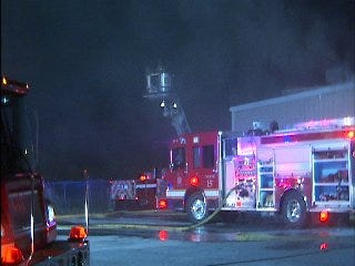 Blocked Entryways Make Tulsa Building Fire Hard To Fight