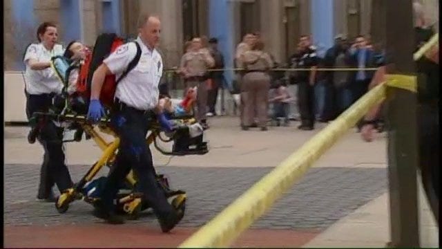 WEB EXTRA: Witnesses Describe Tulsa County Courthouse Shooting