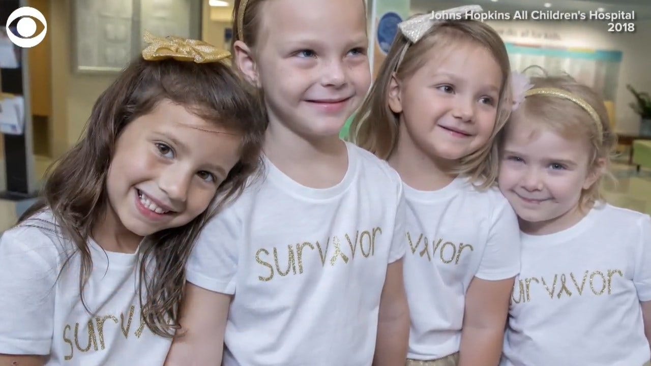 WATCH: Child Cancer Survivors Visit Friend In Their Tutus