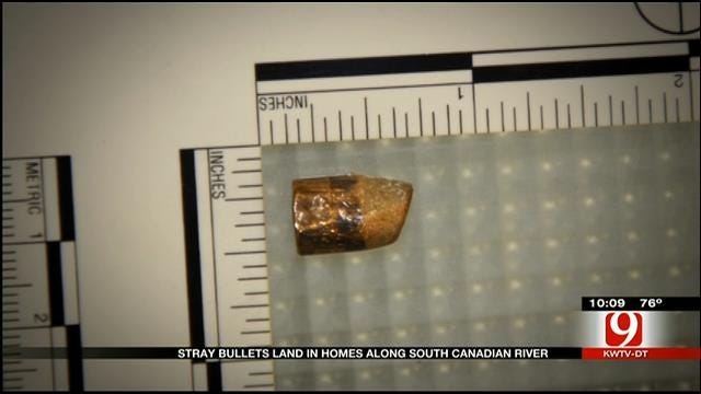Stray Bullets Land In Homes Along South Canadian River