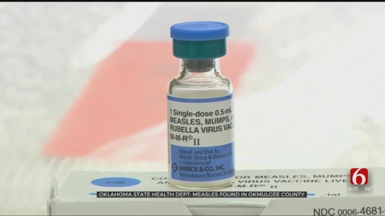Oklahoma Health Department Confirms Measles Case in Okmulgee County